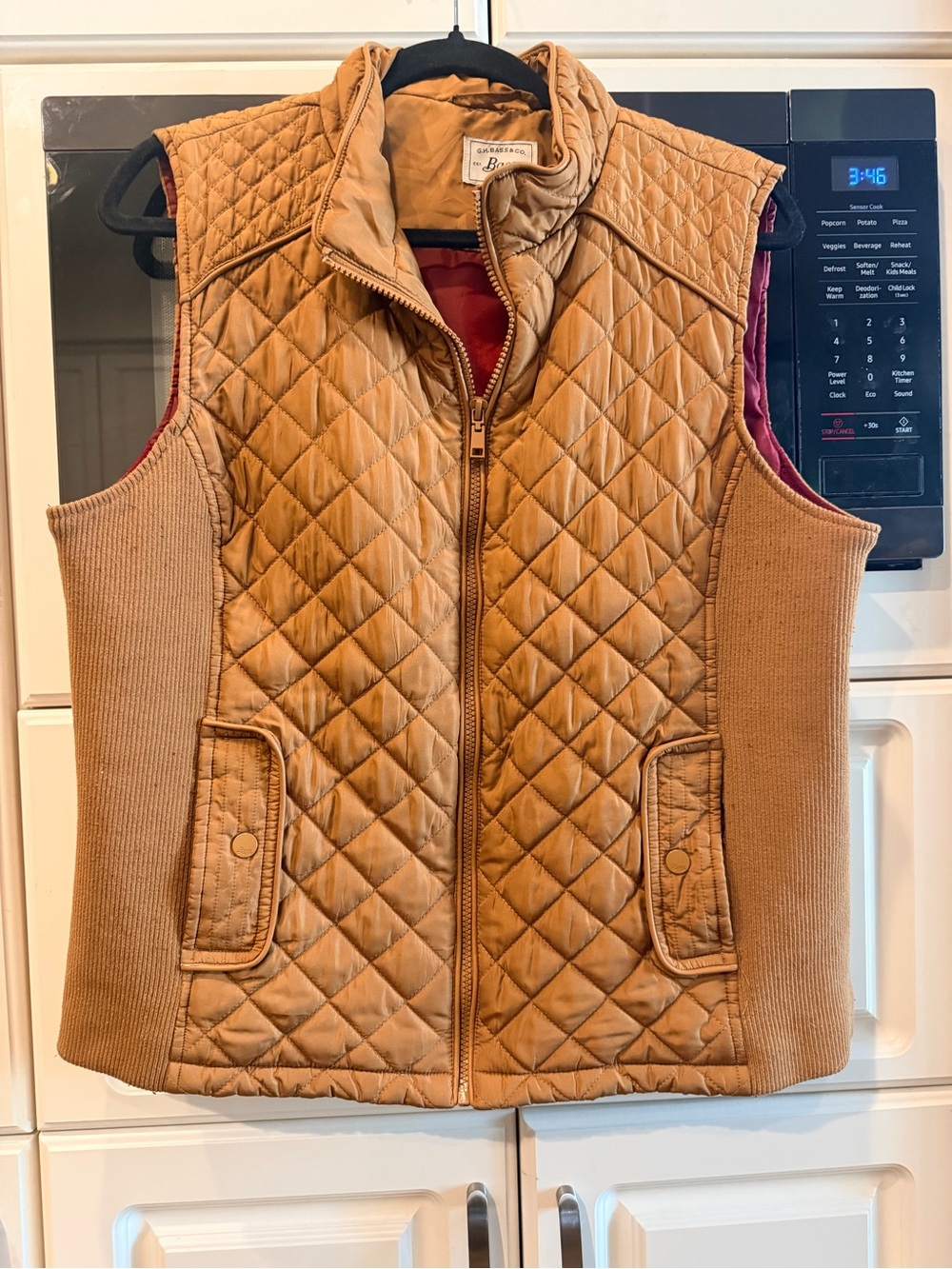 G.H. Bass & Co. Quilted Tan Women's Vest